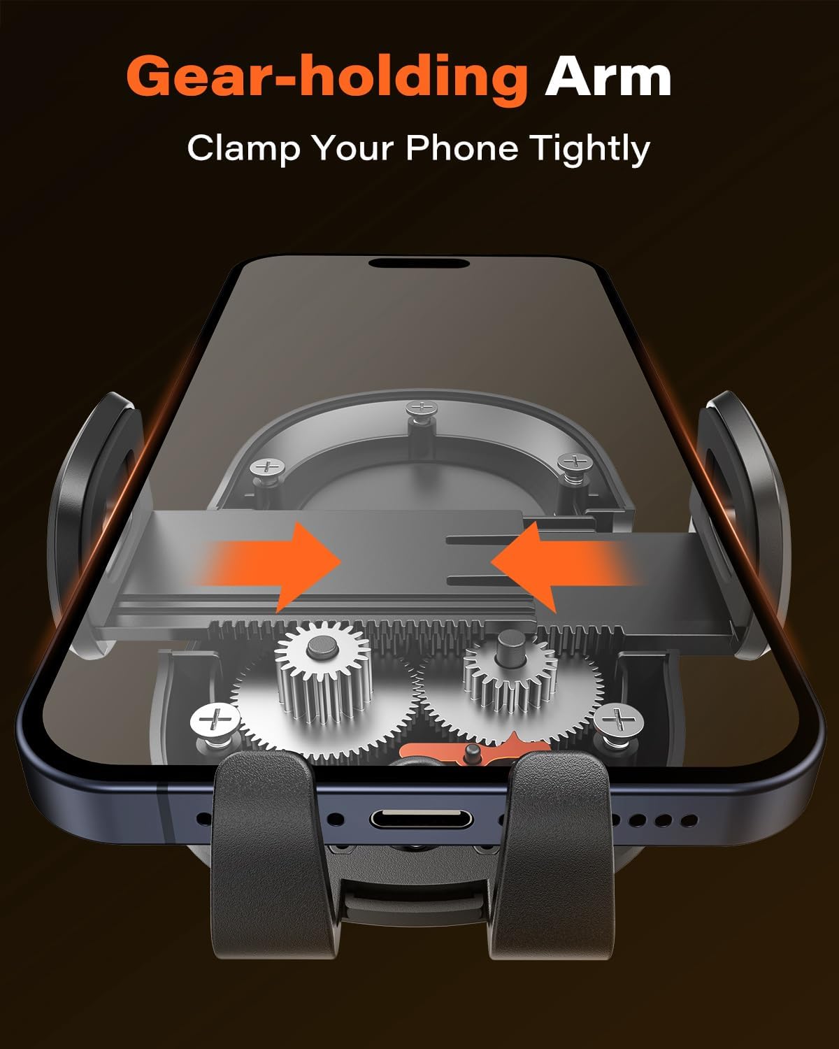 APPS2Car Car Phone Holder Military-Grade Suction Cup Dashboard Windshield