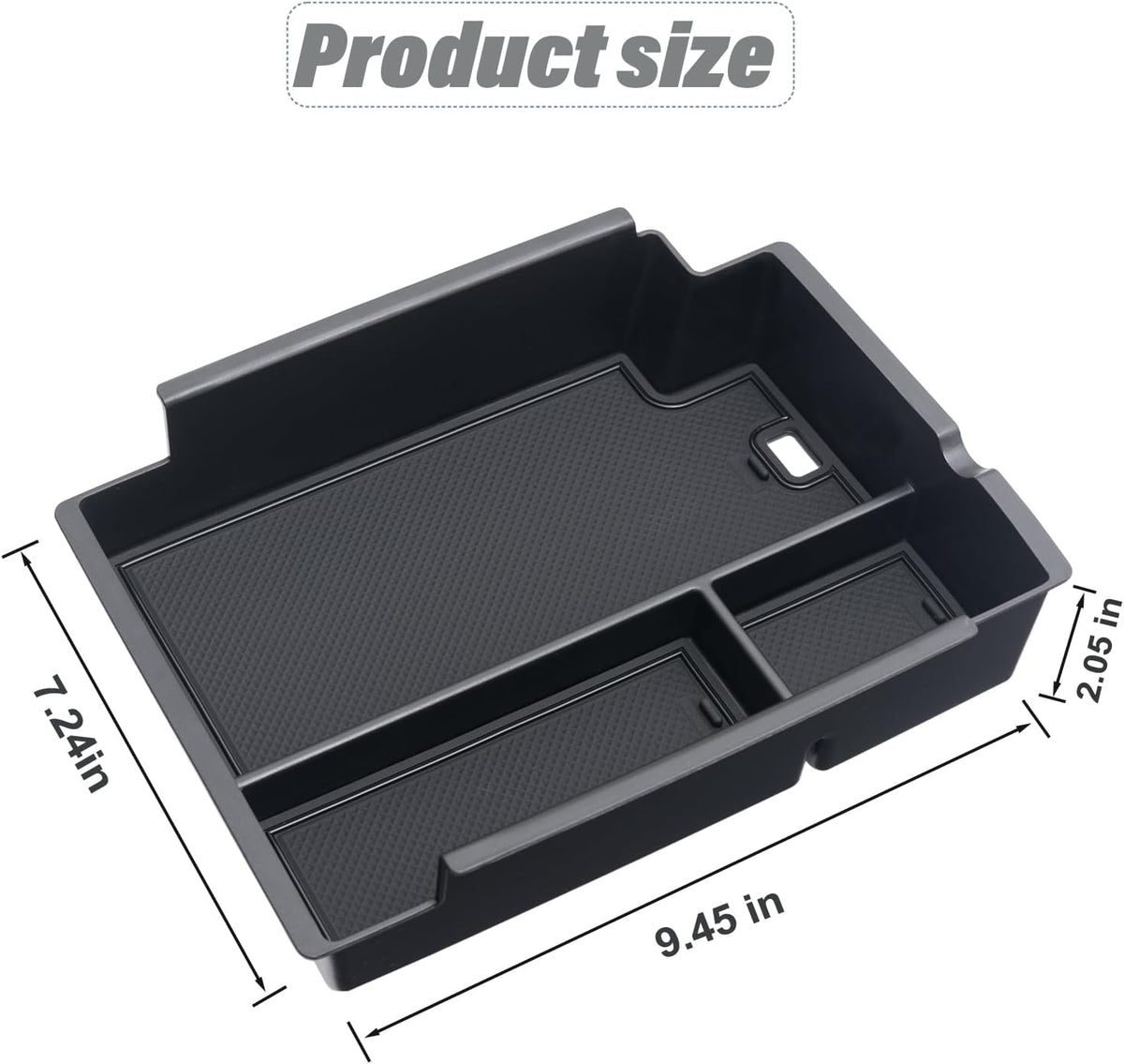 JKCOVER Center Console Full Tray Compatible with Toyota 4Runner 2010-2024