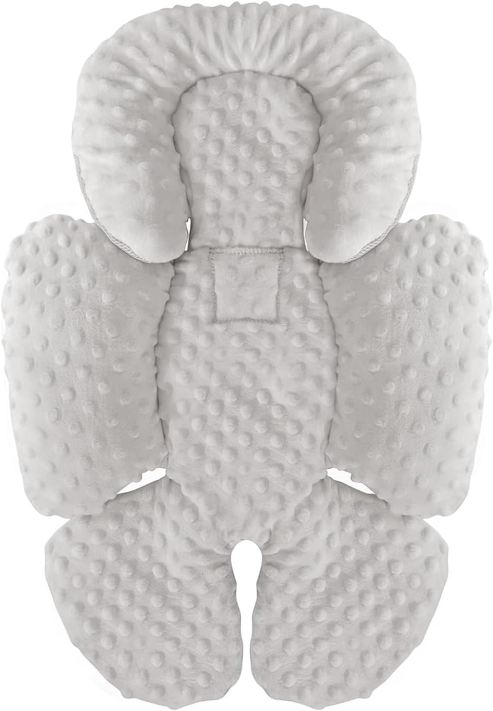 KAKIBLIN Infant Car Seat Insert, Carseat Head Insert & Body Support for Newborn, 2-in-1 Reversible Newborn Car Seat Cushion, Soft Stroller Insert for Car Seats, Bouncer, Strollers, Swing