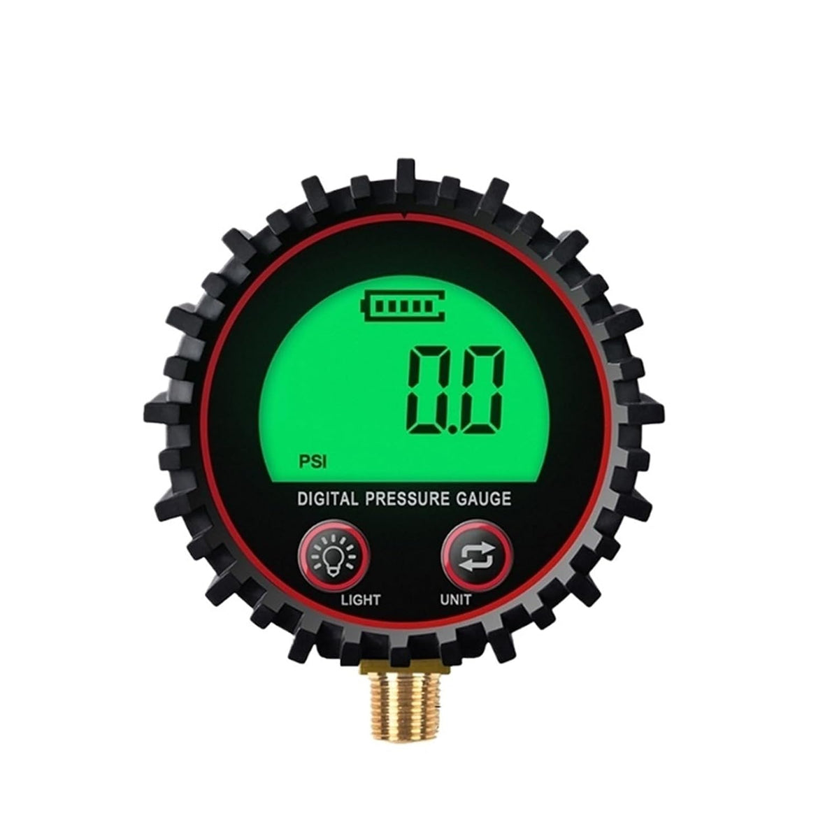 1pcs 200//250/255 Psi Digital Air Tire Pressure Gauge High Pressure Thread 1/8" NPT /1/4'' NPT / M11(B 255 Psi)