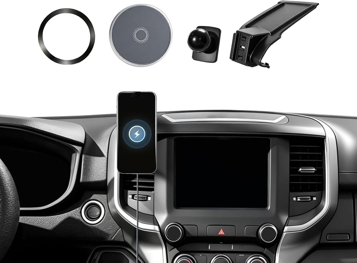 Magnetic Wireless Charger Phone Mount for Magsafe for Dodge Ram