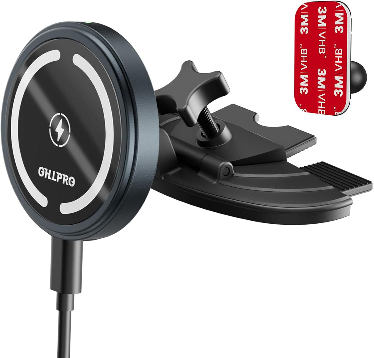 OHLPRO CD Slot Magsafe Car Mount Charger for iPhone 17 Wireless Car Charger