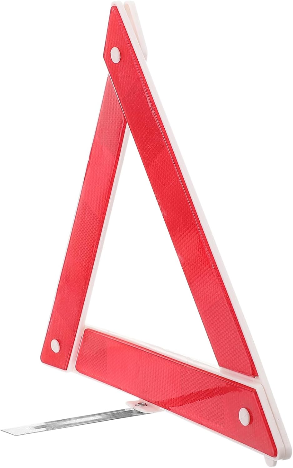 2pcs Reflective Safety Triangle Warning Sign Foldable Tripod for Vehicle