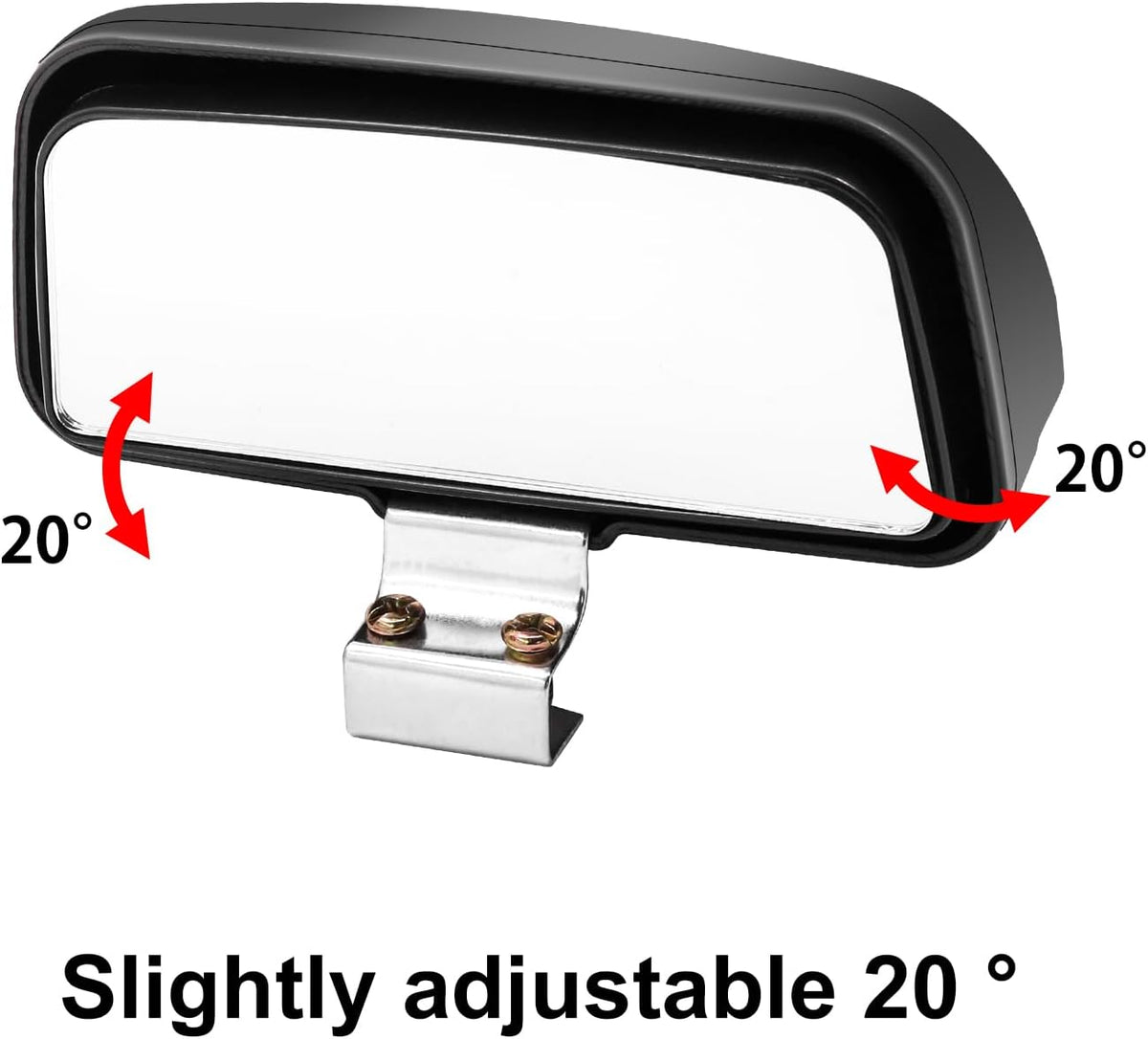 Rearview mirror blind spot mirro, Car Blind Spot Side Mirror, Rear View Auxiliary Blind Spot Mirror, Adjustable Blindspot Convex Wide Angle Side Rearview Mirror With fixing With most Car 2pcs