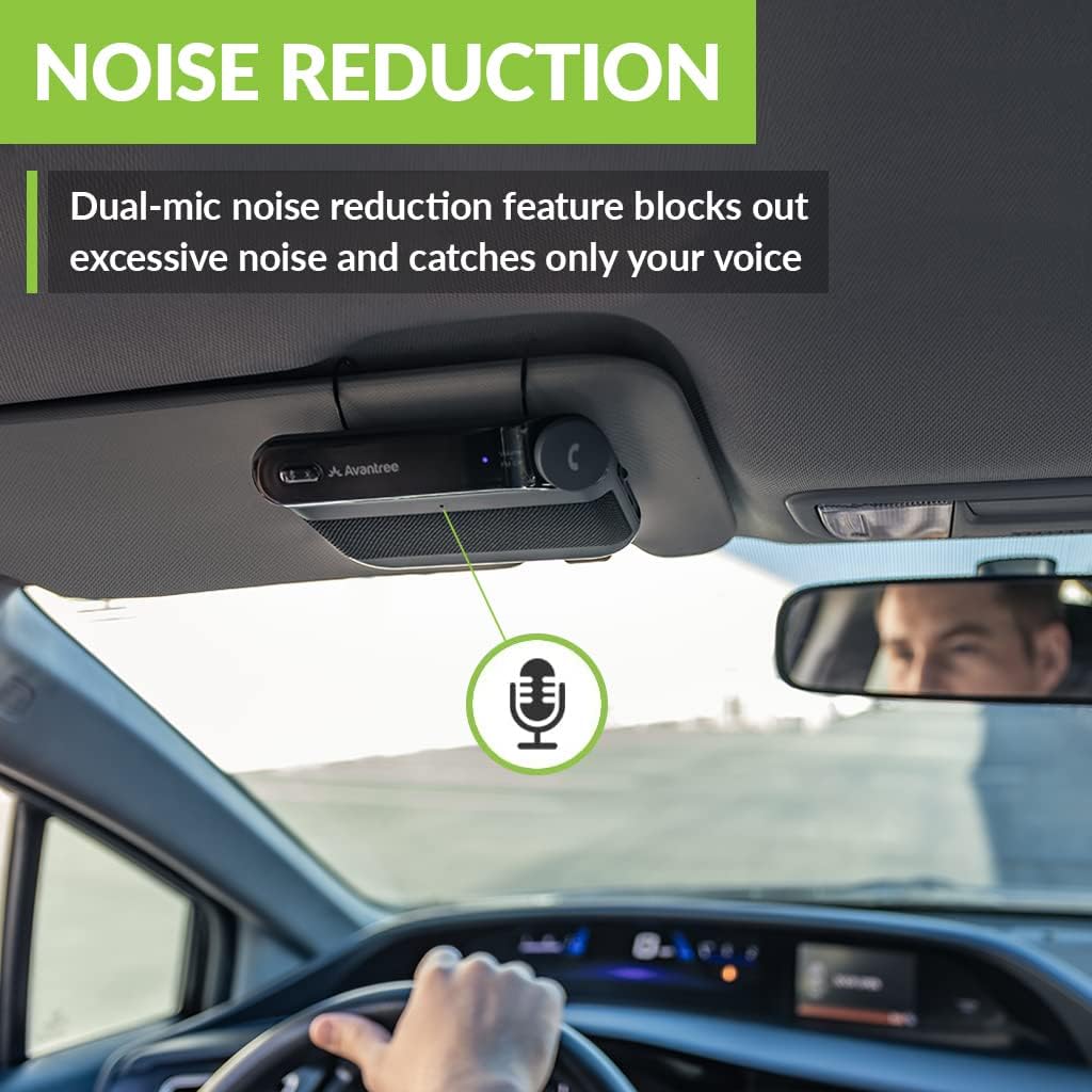 Avantree Roadtrip - Car Bluetooth Speaker & Wireless FM Transmitter Kit