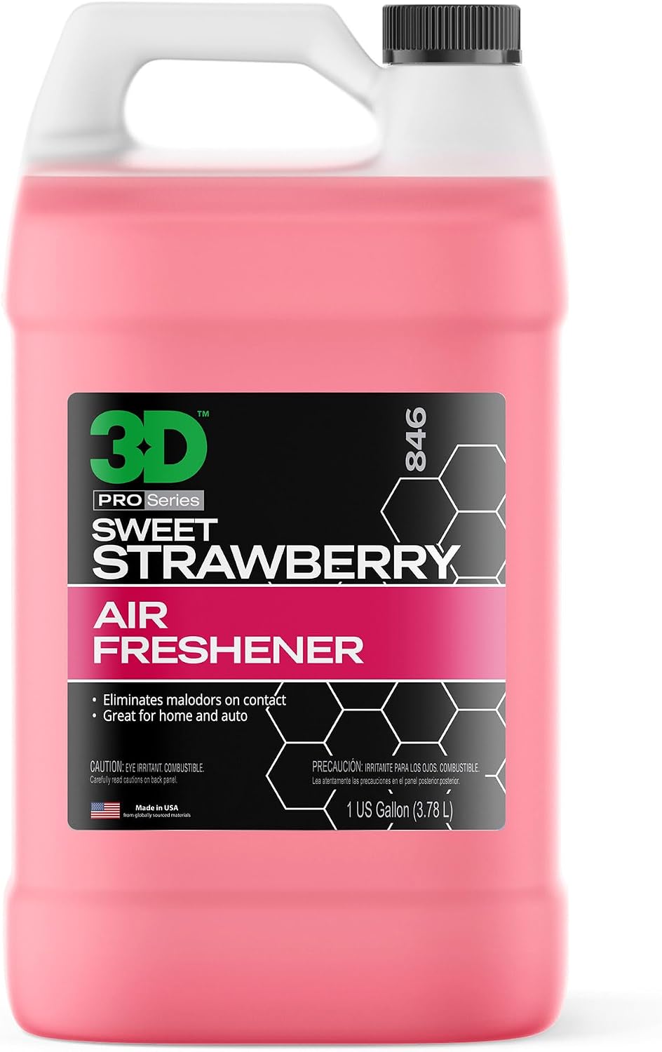 3D Water Based Odor Eliminator | Made in USA | All Natural | No Harmful Chemicals |Air Freshener (New Car Scent)