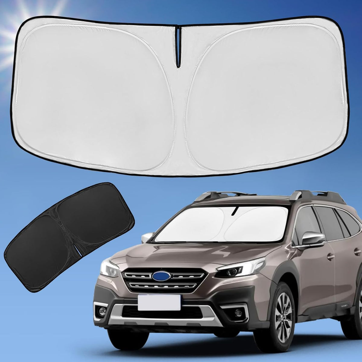 Sun Shade Sunshade for Subaru Outback 2020-2024 2025 Windshield Cover