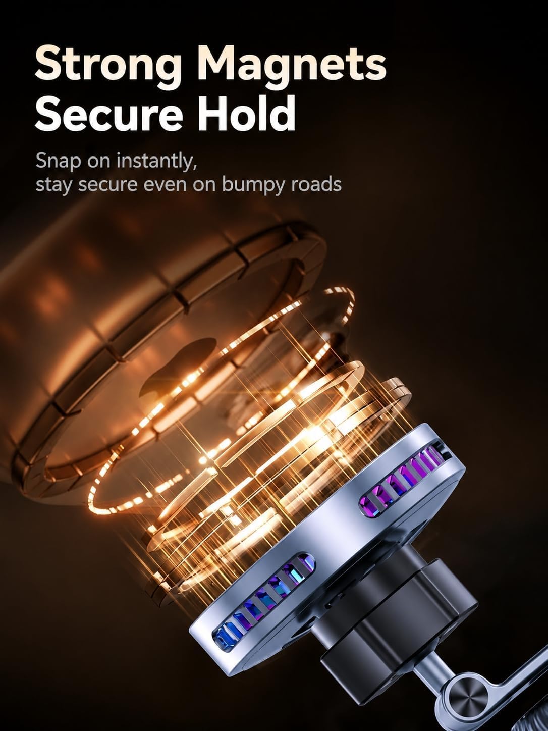 25W Charger Car Phone Mount with LED Light & 45W Adapter