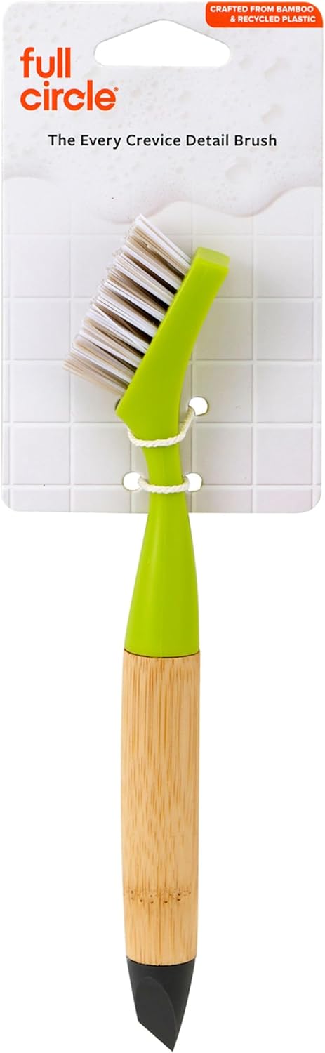 Full Circle Every-Crevice Detail Brush for Grout, 2-Pack.