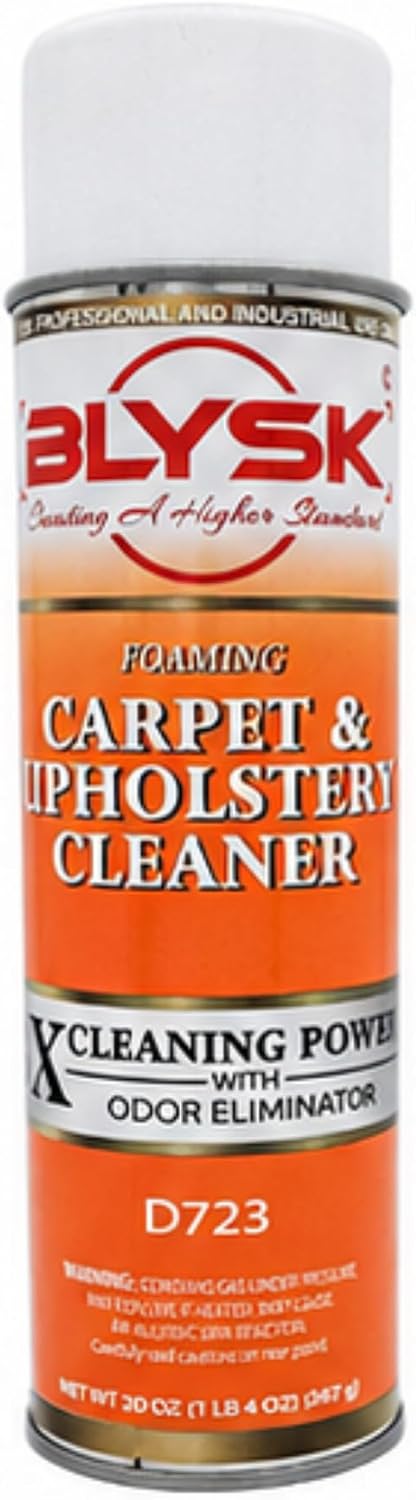 Carpet & Upholstery Cleaner, 20 oz, Foaming Formula | Odor Control, Stain Lift, Deep Clean, Fabric Care, Floor Mats, Interior Use, Furniture Care, Fast Action, Dirt Removal