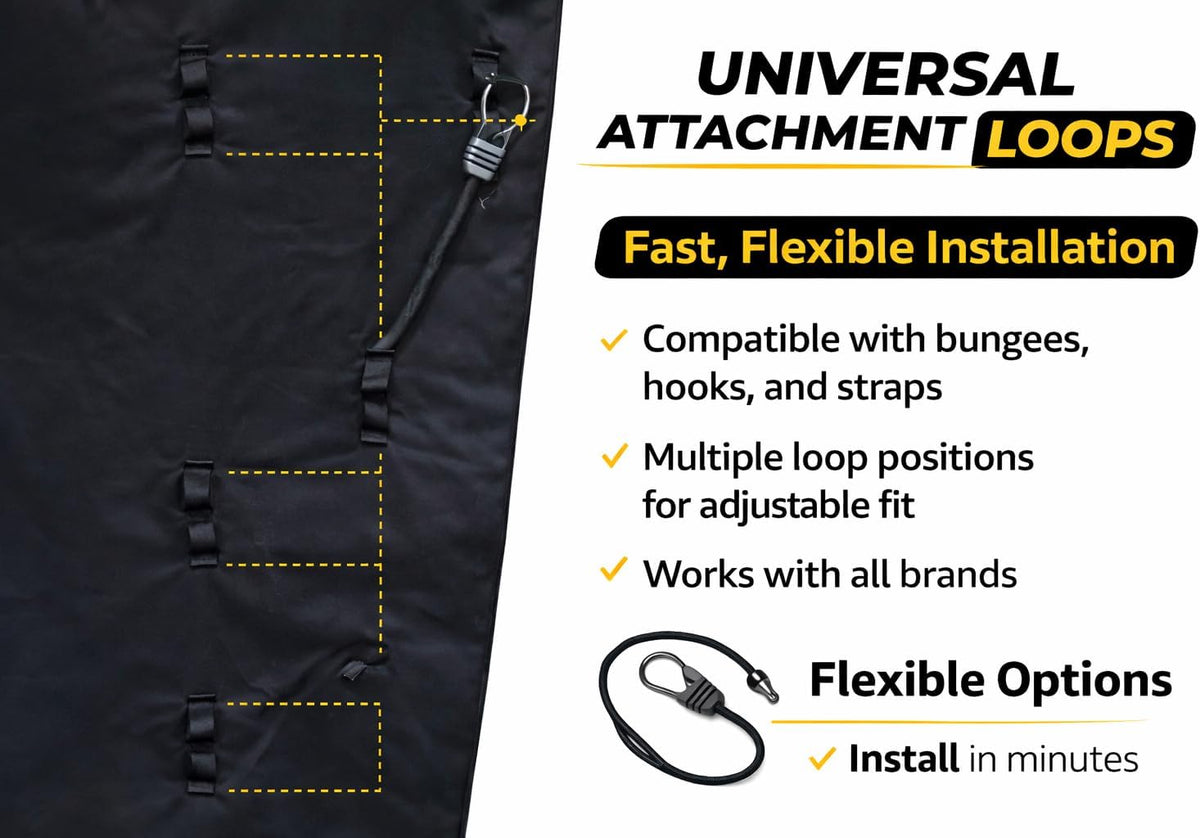 TRANSPORT WINDSHIELD PROTECTOR UNIVERSAL, ALL EQUIPMENT, 1/4" THICK , NO TOOLS, NO DRILLING, COMPATIABLE WITH ALL VEHICLES. TRANSPORT WITH CONFIDENCE AND STYLE! MADE IN AMERICA (3x3)