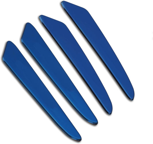 Car Side Door Edge Guards Protector Scratch Guard for Car,Sedans,Truck,SUV(Stainless Steel,4 Pieces) (Glossy Blue)