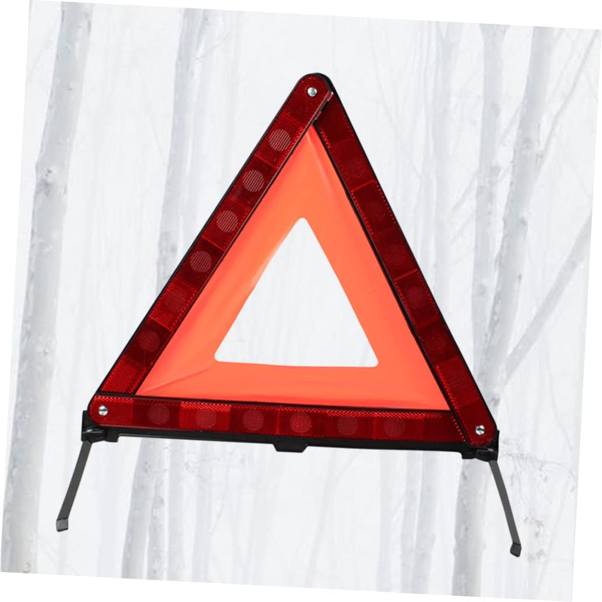 Triangle Warning Sign Foldable Plastic Road Safety Emergency Triangle