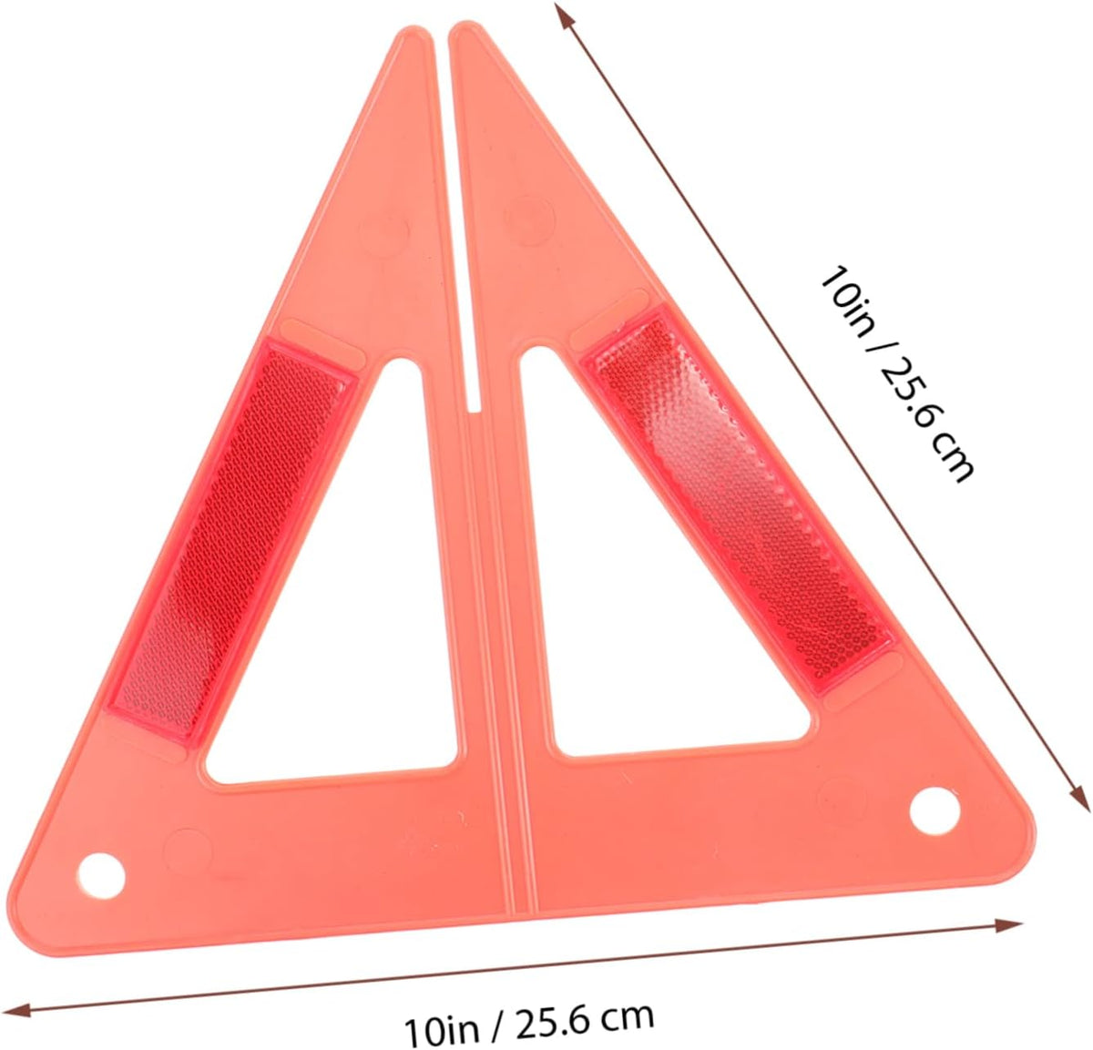Alipis 1Set Reflective Emergency Triangles Roadside Car Safety Warning Tool for Breakdown Assistance Lightweight Durable Design for Trailers and Maintenance Vehicles