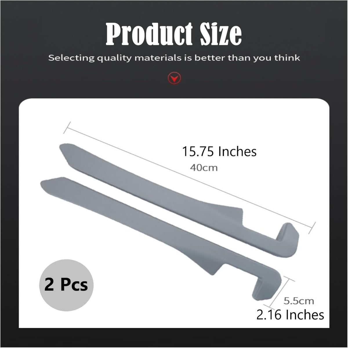 Car Seat Gap Filler 2 Pack, Universal Organizer for Car SUV Truck to Fill The Space Between Seat and Console, Car Seat Blocker and Catcher Prevent Things from Dropping, Easy to Install (Grey)
