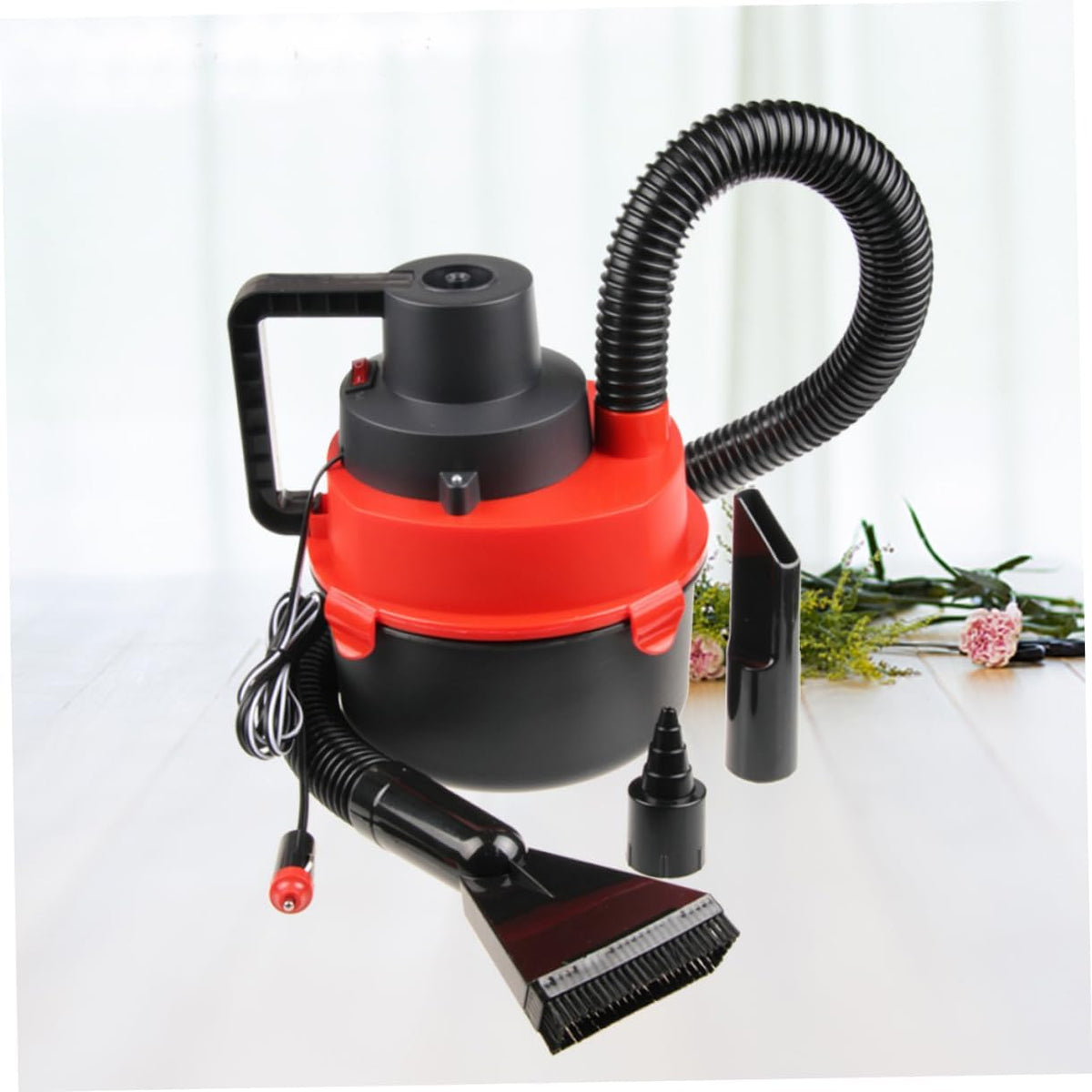 12v Portable Auto High Power Wet Dry Vacuum Cleaner Flashlight for Car and Home