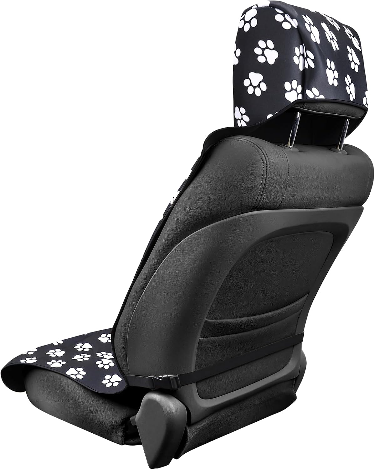 3tyto Universal Car Seat Covers, Waterproof Neoprene Seat Covers - Waterproof & Sweatproof, Machine Washable, Non-Slip Seat Protector for Car, Truck, SUV, Van (Paw, 1 Pack)