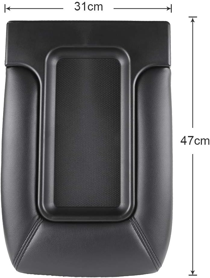 SCITOO Center Console Cover fit for 02-06 For Cadillac Escalade Black
