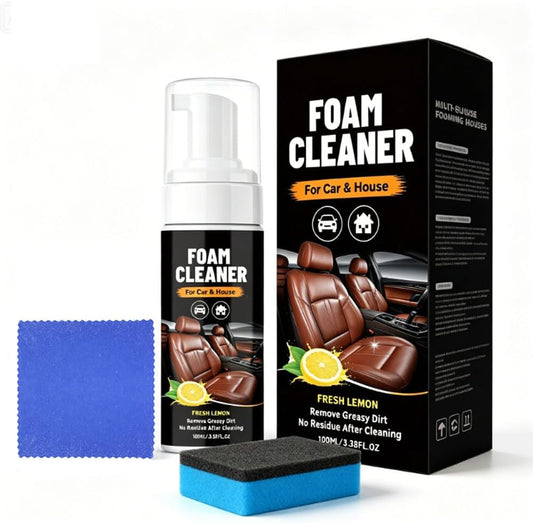 4-in-1 Multi-Enzyme Foam Cleaner, 2026 New Multipurpose Foam Cleaner Leather Car Seat for Car Interior, All-Purpose Deep Cleaning Foaming Spray Cleaners for Sofa Bathroom Kitchen and Surfaces (1)