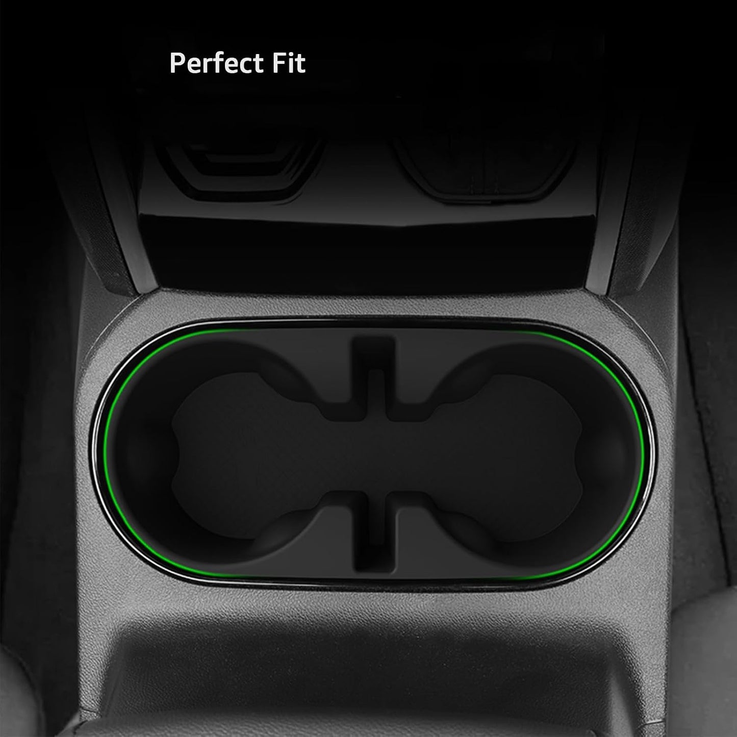 Center Console Silicone Cup Holder Inset for 2026 2025 2024 2023 Chevy Colorado GMC Canyon Interior Accessories Drink Holder Organizer Protector