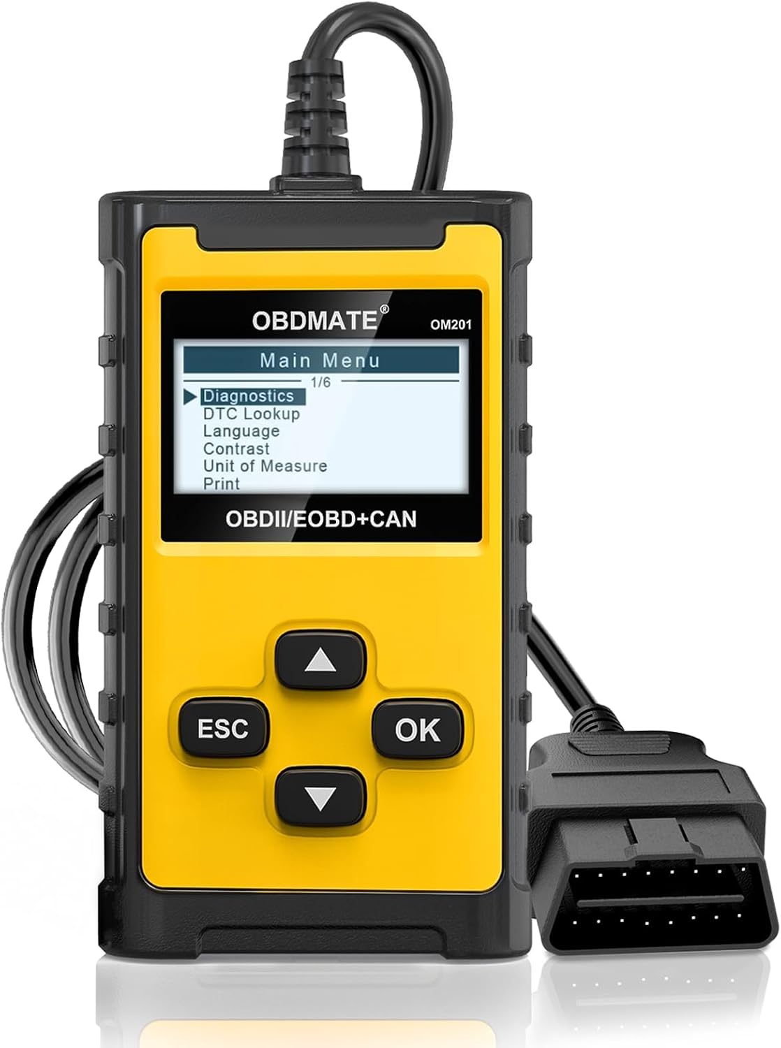 Check Engine Code Reader, OBDMATE OM201 OBD2 Diagnostic Tool