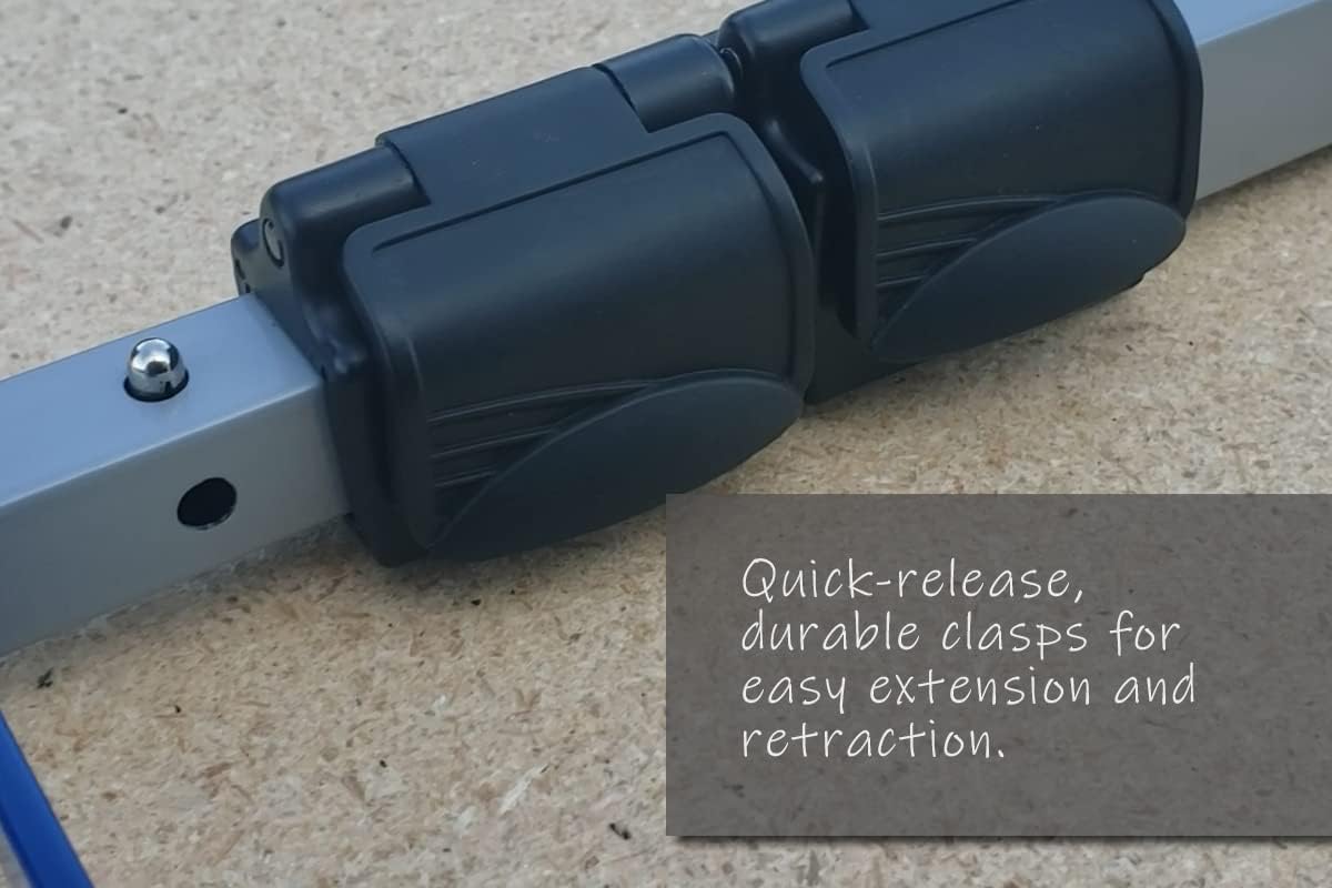 Magnetically Mounted, 5' Telescoping Truck Bed Cargo Retrieval Hook/Extendable Reaching Tool/Truck Accessories