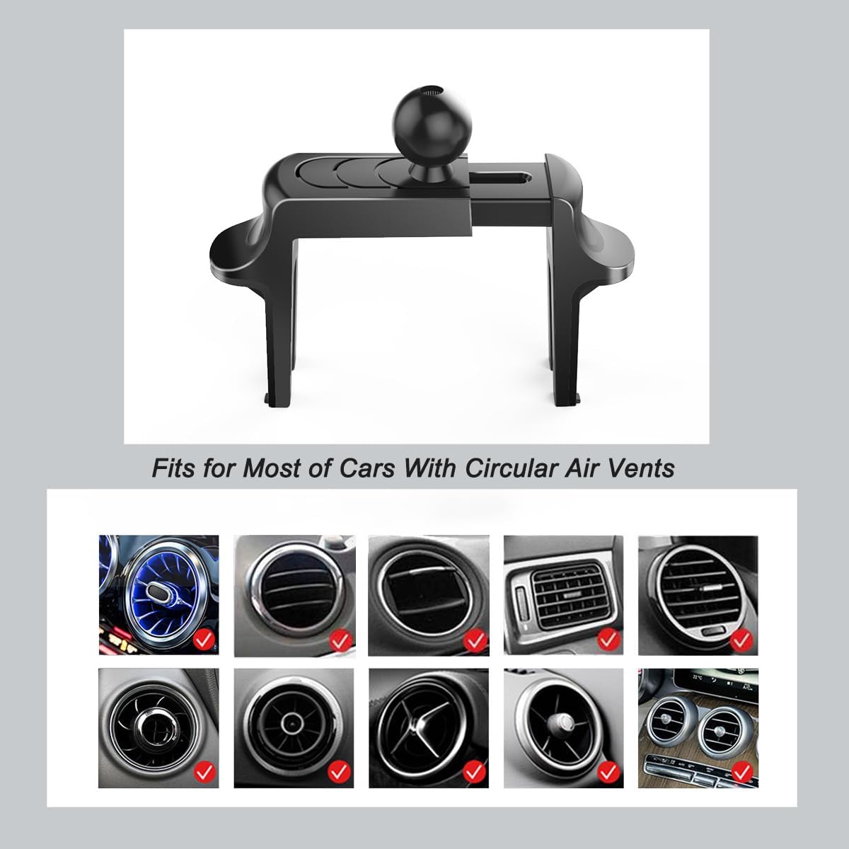 Car Cell Phone Holder Mount for Mercedes Benz GLC 300 C300 CLA GLA GLB 250