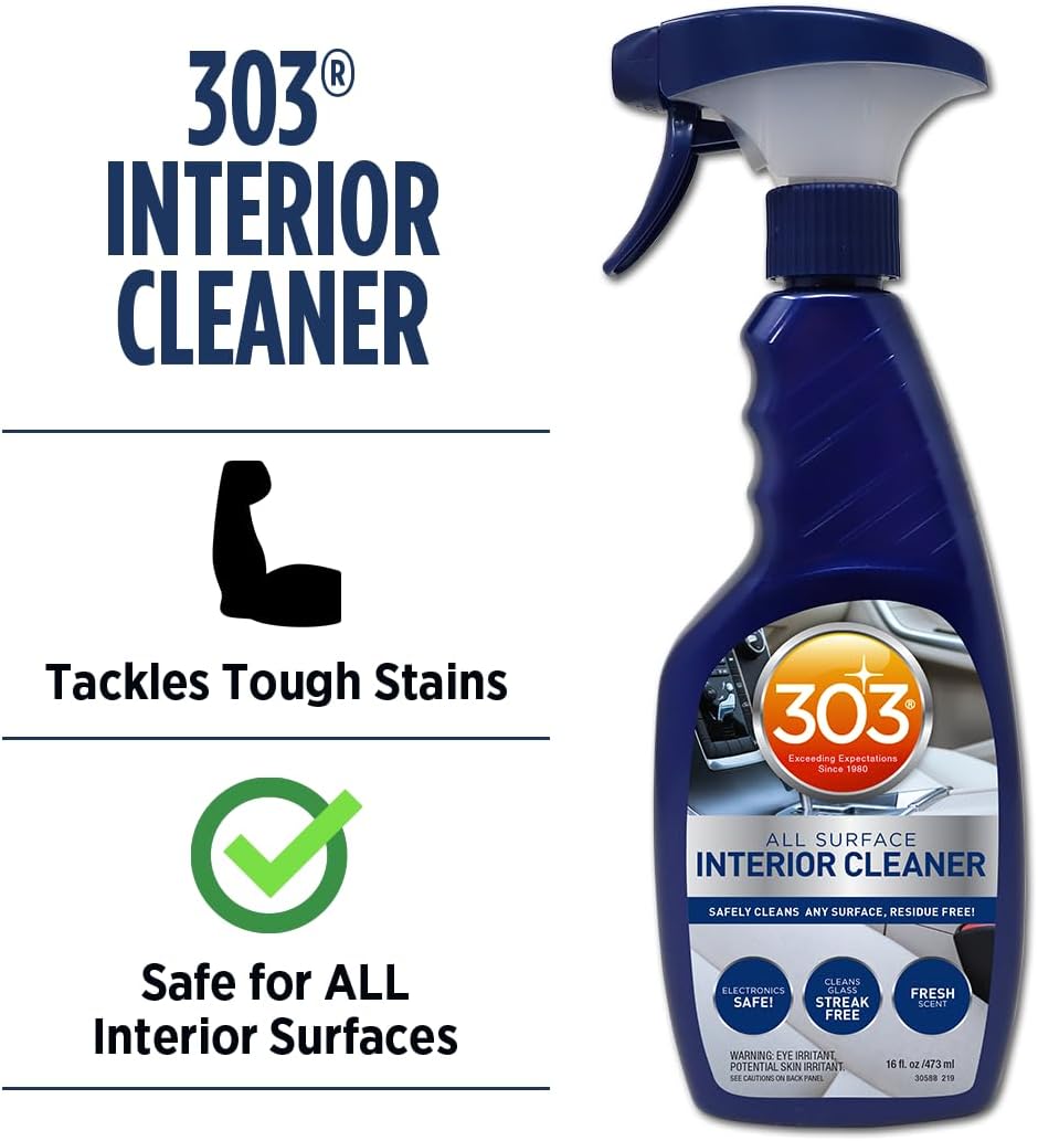 303 Interior Care Bundle - Includes Automotive Protectant, Interior Cleaner, and Microfiber Towels - Perfect for Father's Day or The Detailer in Your Life