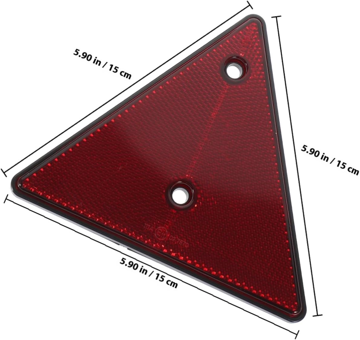 2pcs Triangle Vehicle Safety Sign Reflective PVC Roadside Warning
