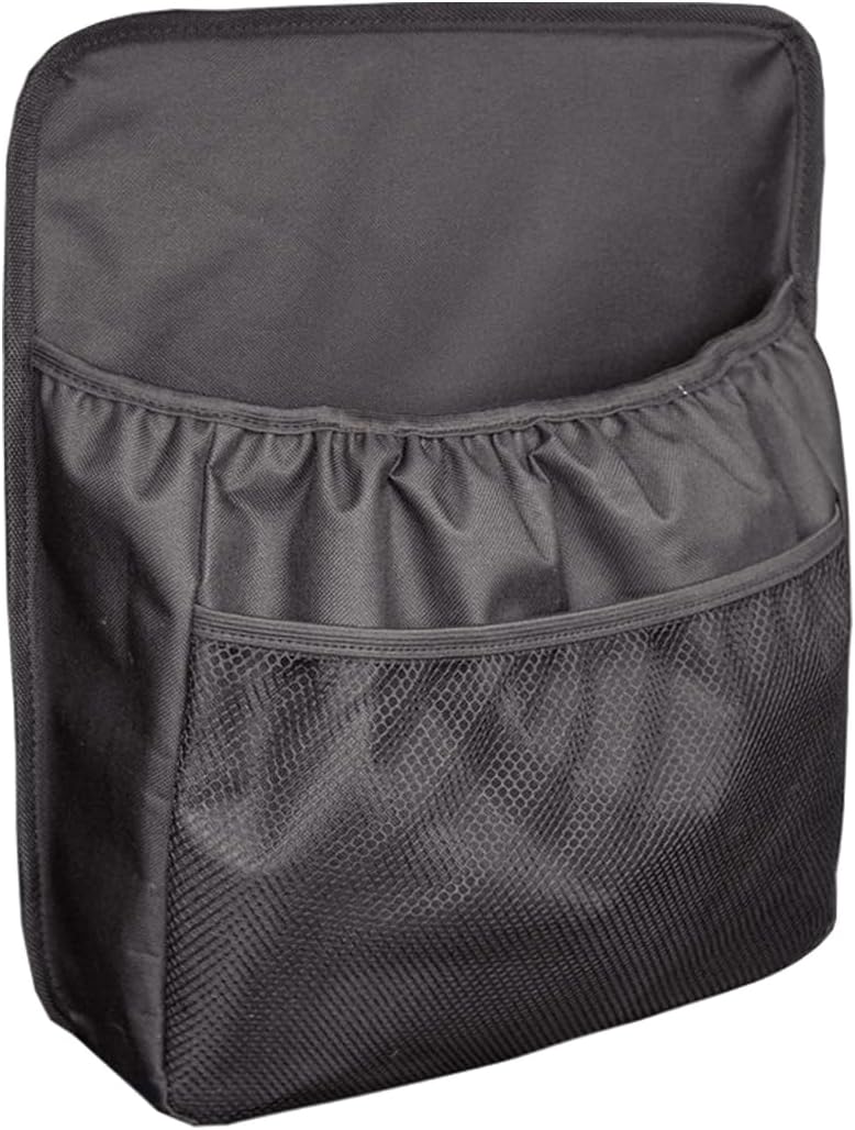 HZEL Car Trunk Organizer, Vehicle Backseat Hanging Storage Bag with Netting Pouch, Multifunctional Automotive Interior Seat Back Box Accessories, Universal for SUV, Sedan, Truck