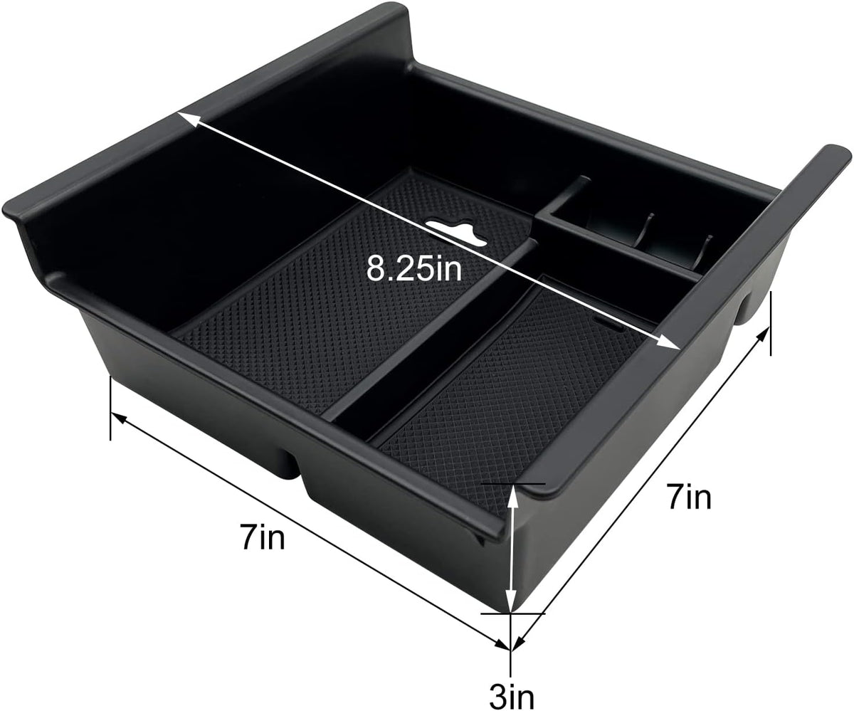 Compatible with Toyota 4Runner Accessories Center Console Tray Organizer Armrest Box Storage Fit for 4Runner 2010-2019 2020 2021 2022 2023 2024 (Console Organizer)