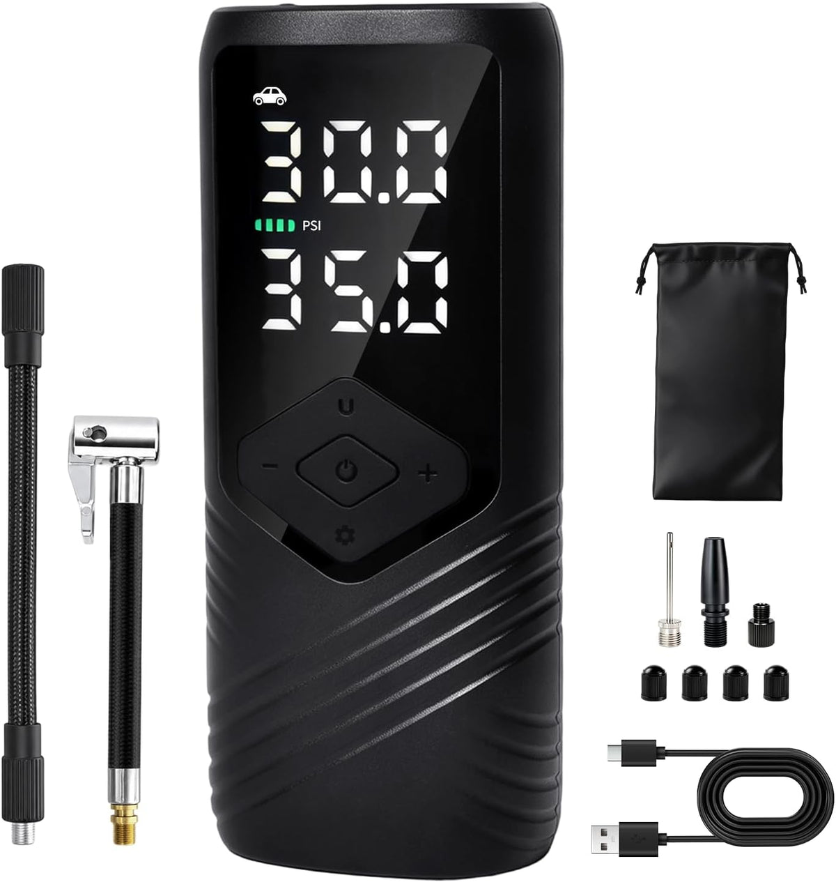Tire Inflator Portable Air Compressor for Car Tires, 150 PSI Air Pump