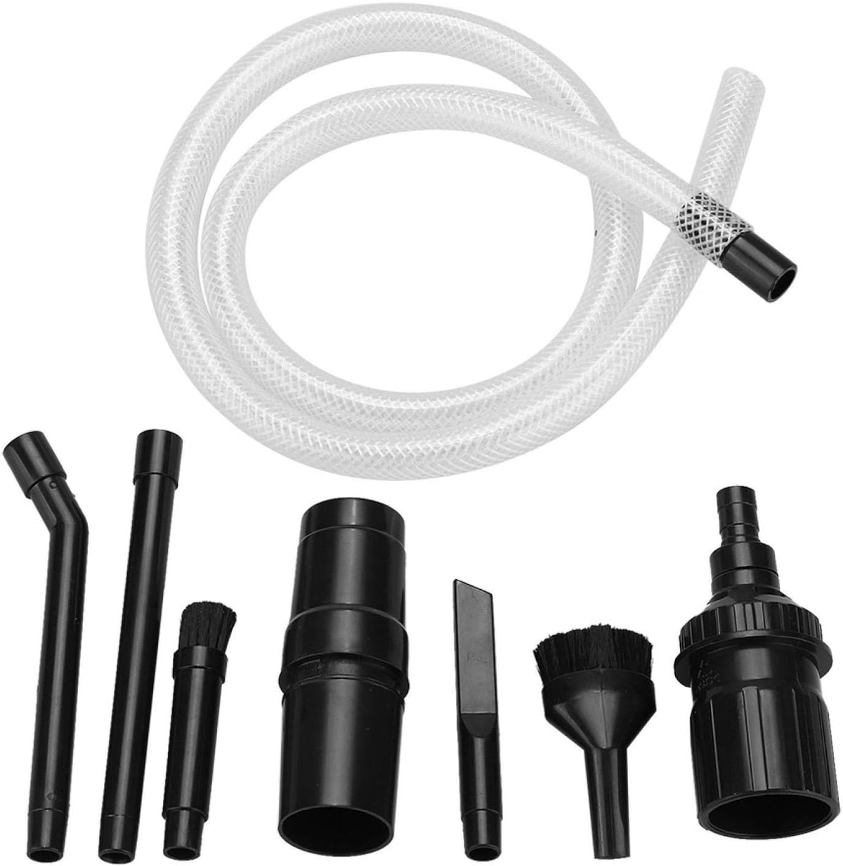 9pcs/Set Universal Vacuum Cleaner Attachments Accessories,Micro Vacuum Attachments for Car Detailing,Mini Micro Tool Car Vehicle Cleaning Kit Shop Vac
