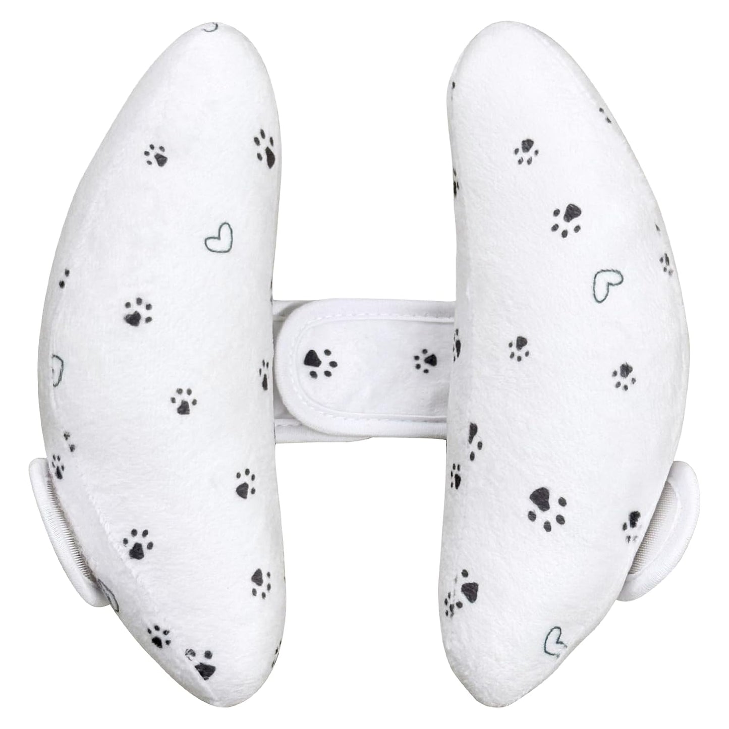 Adjustable Baby Head Neck Support Pillow for Car Seat and Stroller - Soft and Lightweight Cushion for Travel and Daily Use, with Cute Cat Paw Print Pattern Baby Travel