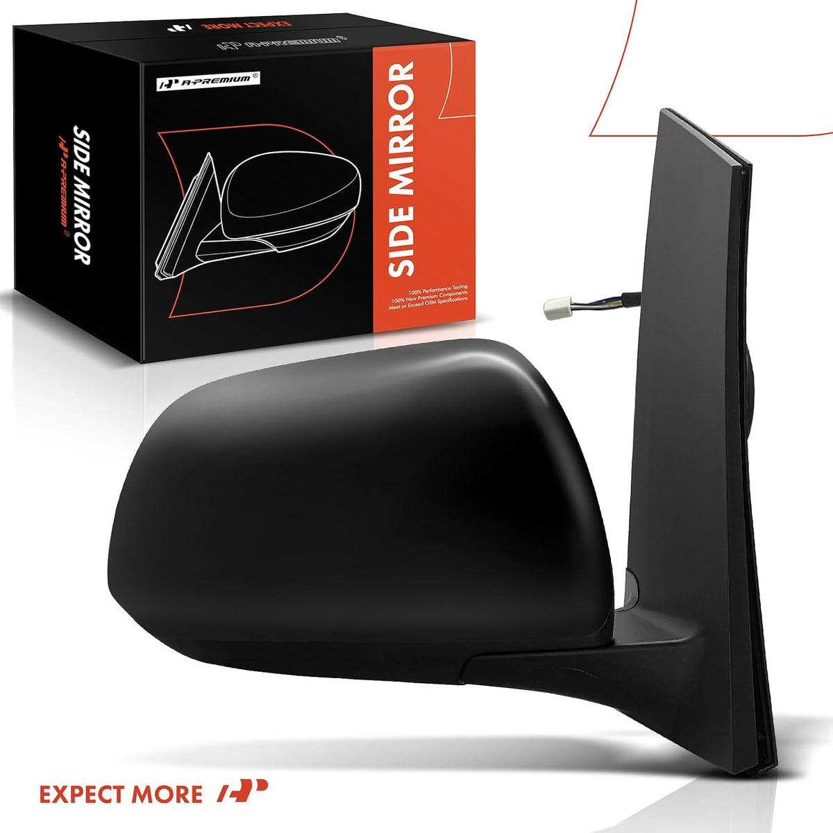 A-Premium Passenger Side Power Door Mirror Compatible with Toyota