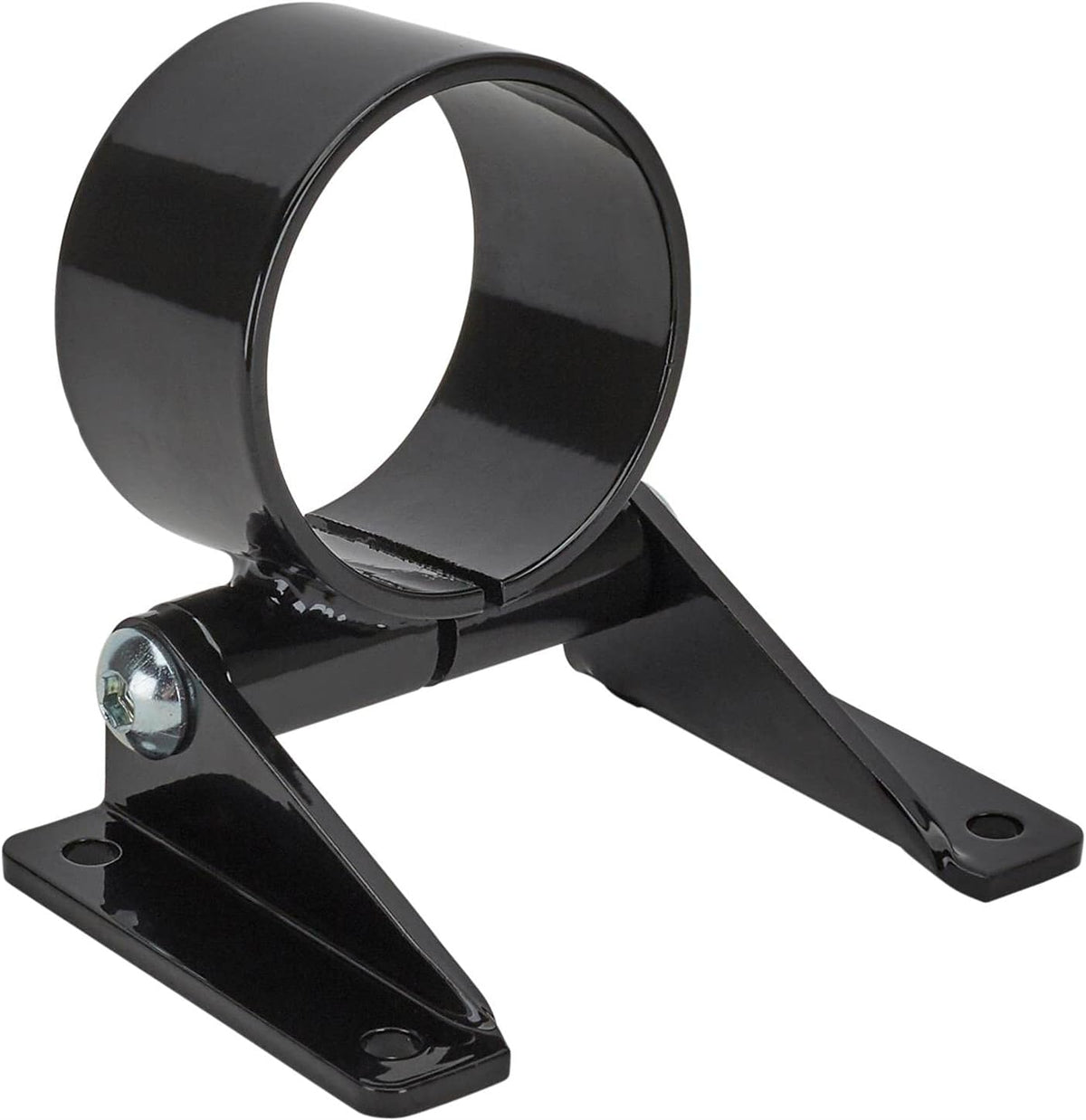 Speedway Motors Universal Steering Column Mount, Adjustable Angle, Fits 2 Inch OD Column Tubes, Easy Installation, Black Finish, Simple 4-Bolt Floor Mounting Design