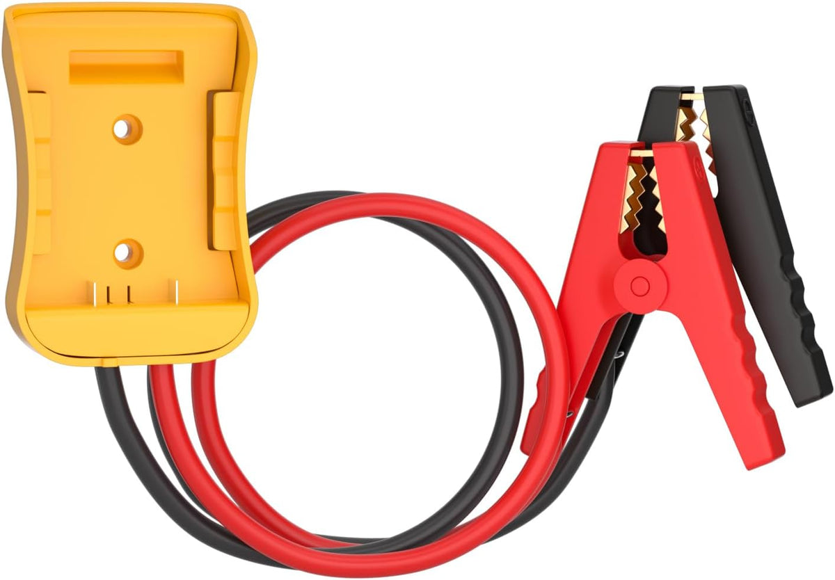 MaySpare Car Jumper Cables with Adapter for DE.Walt 20V Batteries