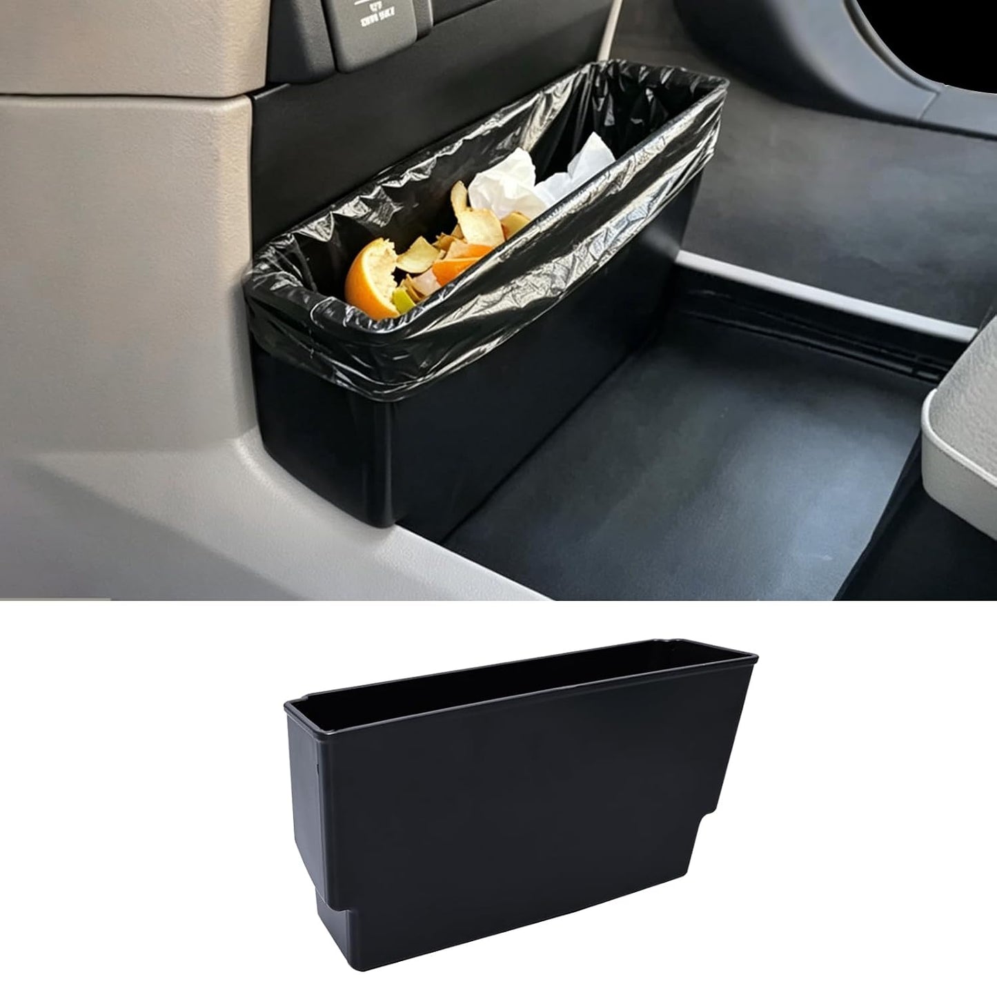 Center Console Trash Can Compatible with 2018-2024 Honda Odyssey Accessories Car Trash Garbage Bin/Items Organizer Keep Clean Durable ABS Plastic