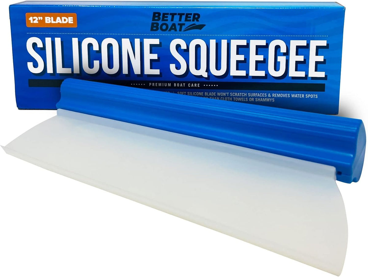 Silicone Car Window Squeegee for Boat Windshields, RVs, and Auto Cleaning