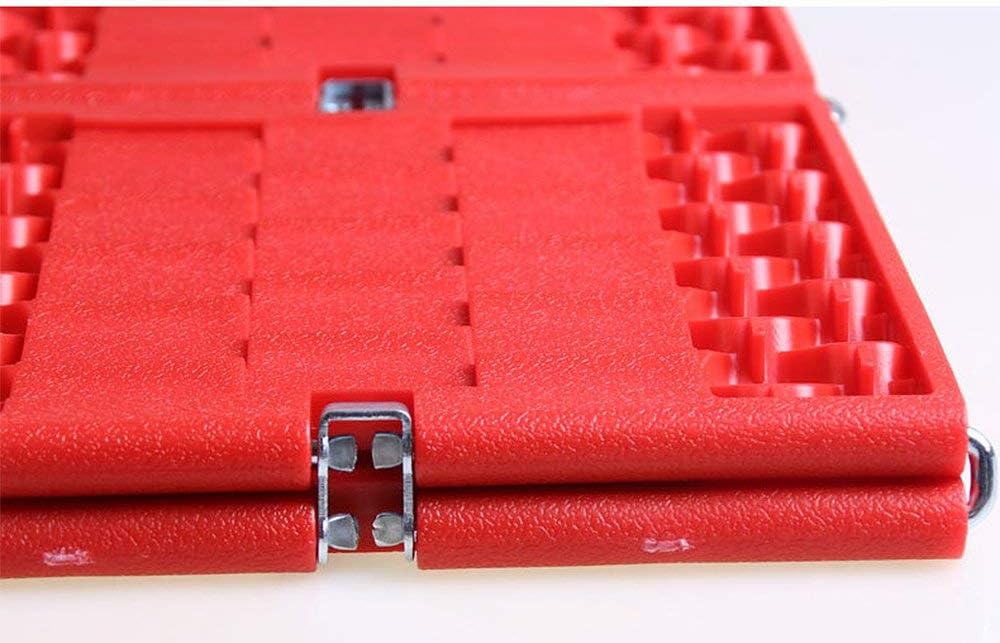 Foldable Emergency Tire Traction Pad, Car Escaper, Ideal to Unstuck Your Car From Snow, Ice, Mud and Sand -2 Pack