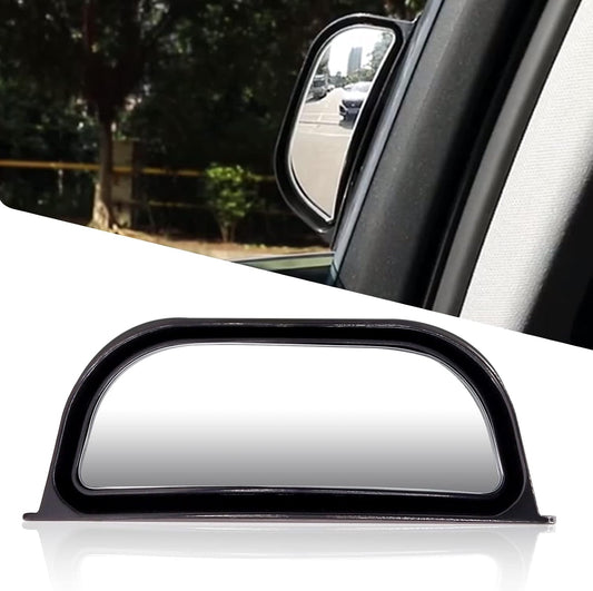 Car Blind Spot Rearview Mirror, Rear Seat Auxiliary Mirror for Second Row Car Door Safely Get-Off