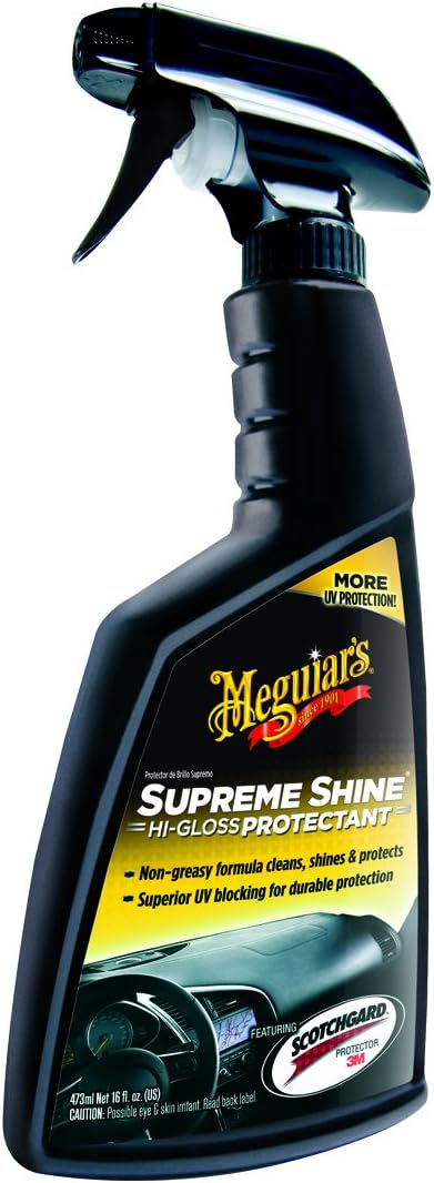 Meguiar's G4216EU New Car Scent Interior Dash & Trim Protectant 473ml. Cleans, shines & protects