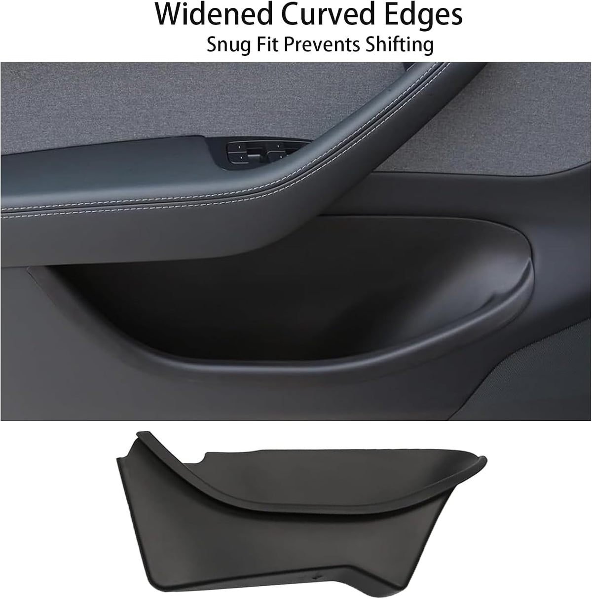 Custom Fit Door Pocket Liner Storage Box for 2025-2026 Tesla Model Y L