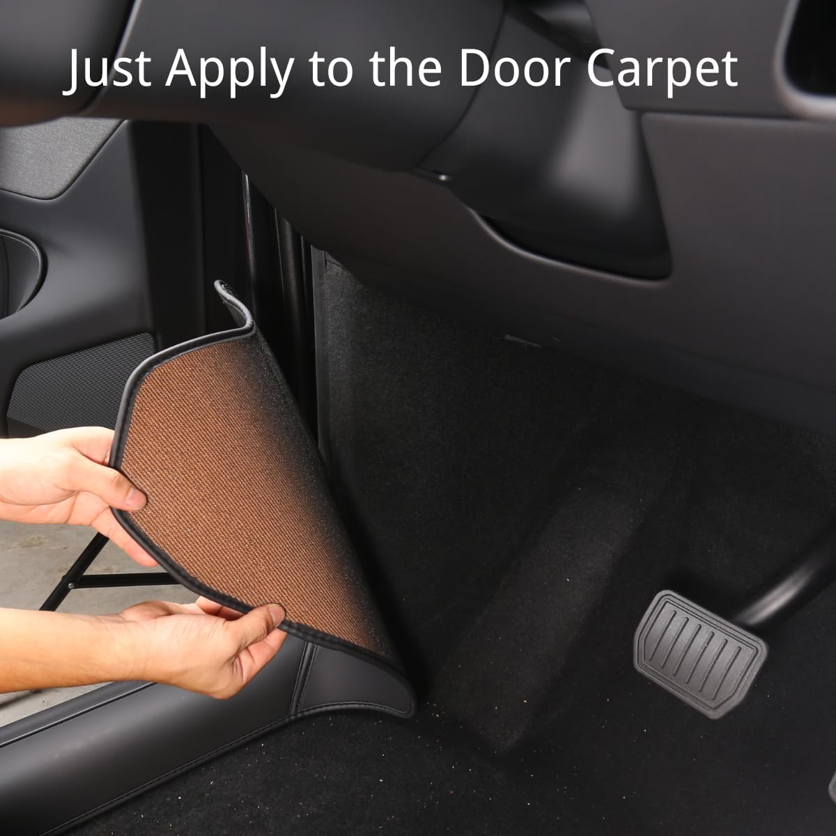 Door Entry Guard for Tesla Model Y Juniper 2026 2025 Front & Rear Door Sill Protector Door Sill Guards Threshold Strip Cover Anti-Kick Full Protect Model Y Interior Accessories (4PCS)