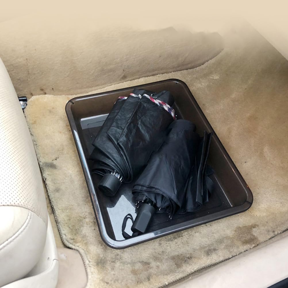 iplusmile Car Trunk Storage Box under Seat Car Storage Organizer Holder Multi-Use Container for Shoes Umbrellas and Accessories 12.99 X 9.84 X 1.96 in