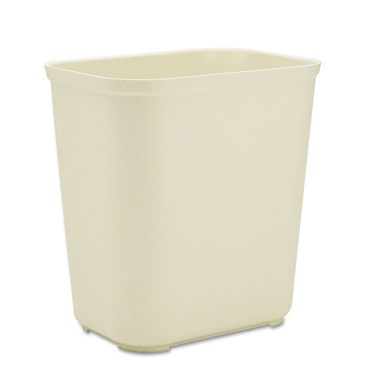 Rubbermaid Commercial Products Fire Resistant Wastebasket 14 Qt/3.5 GAL Beige for Hospitals/Schools/Hotels/Offices/Homes