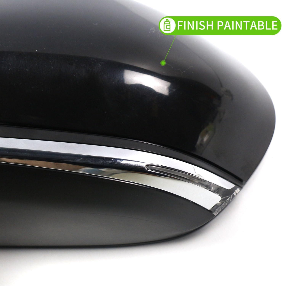 Side Mirror for Toyota Camry 2018 2019 2020 2021 2022 2023 2024 Power+Lamp+Heat+Blind Spot Monitor Glass-7Pins, Right Passenger Side,replace for Partslink # TO1321368, 87910-06840