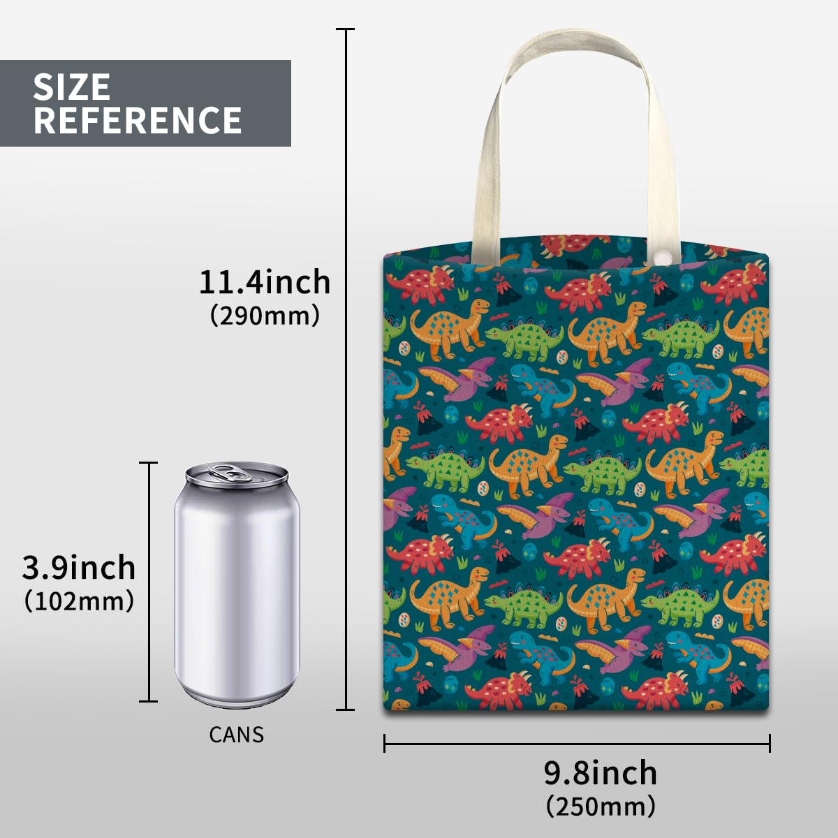Car Trash Can, Cute Car Trash Bag, Hanging Car Organizer and Storage Bag, Trash Bin for Car Accessories, Vehicle, Travelling, Camping Colorful Dinosaur Volcano