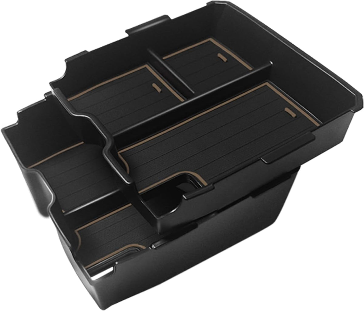 Muslogy Two-Layer Console Organizer for 2024+ Ranger & Raptor (Sandstone)