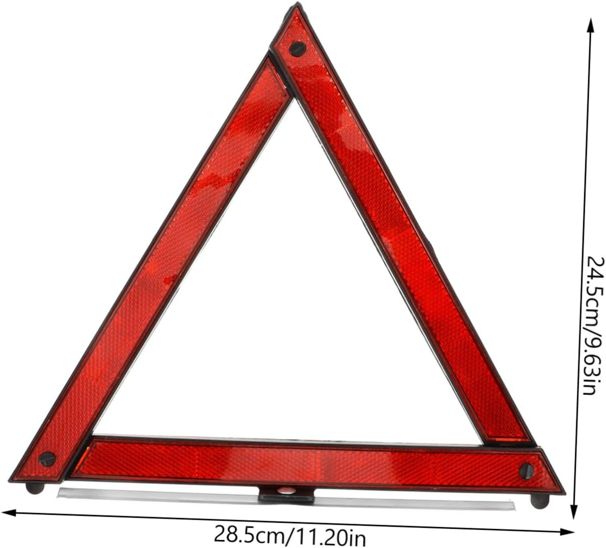 Reflective Roadside Warning Triangles 3pcs for Emergency Parking